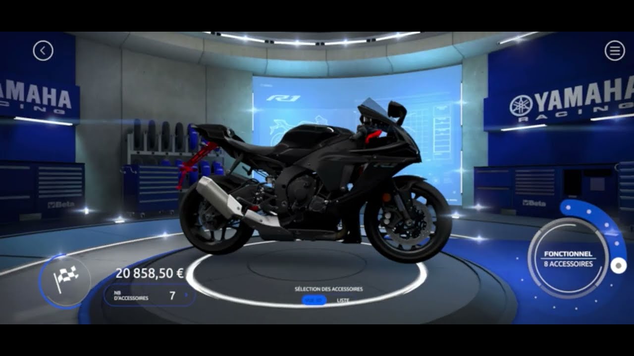 Yamaha YZF-R1 with full options