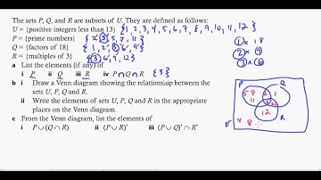 IB Math Studies - Sets + Venn Diagrams with Probability