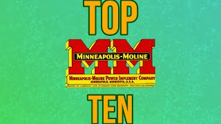 Top Ten Minneapolis Moline Tractors