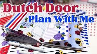 Weekly Creative Journal Setup & Plan With Me May 2024 [Dutch Door Spread]