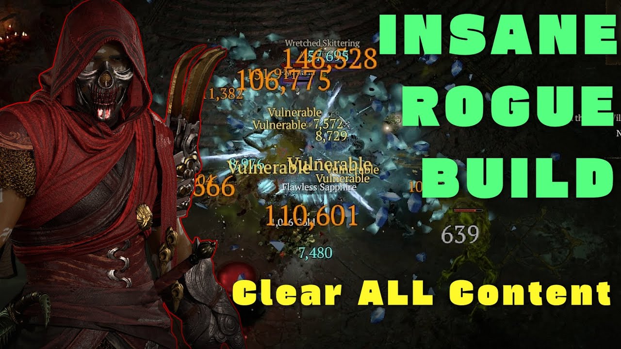 Top Notch Rogue Build | Flurry / Imbuement God build in Diablo 4 - YouTube