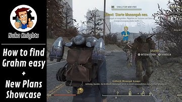 Fallout 76: How to find Grahm easy & New CAMP Plans Showcase