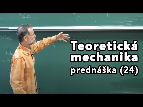 Náhľad videa: Teoretická mechanika | prednáška 24 | Hookov zákon, Homogénne a izotropné kontinuum