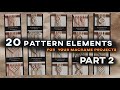 20 Pattern Elements for your macrame projects (PART 2) / How to weave it