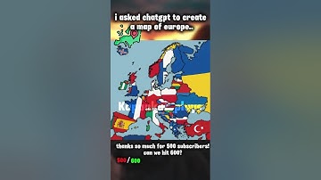 i asked chatgpt to create a map of europe.. #chatgpt #european #flagmaps