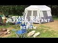 Review**0zark trail 8 person Hexagon instant tent