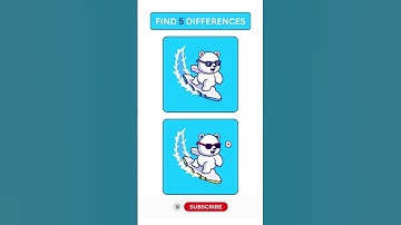 Spot 5 Differences | Brain Game Challenge #shorts