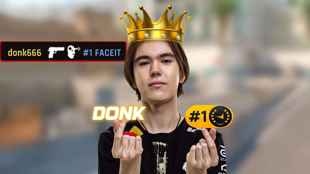 donk Easy Games At #1 FACEIT Rank | 4500 ELO