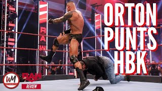 Randy Orton Punt Kicks Shawn Micheals | WWE Raw Review & Results August 17, 2020 | WrestleManiac UK