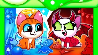 Angel VS Devil Secret Room Under The Bed Toddler Video by Paws & Play