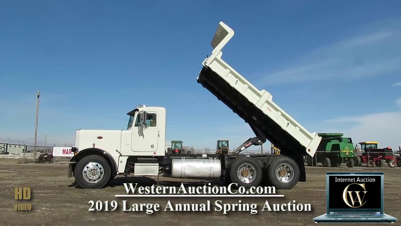 Peterbilt 359 Dump Truck For Sale At Auction! - YouTube
