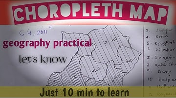 How to draw Choropleth map?|| Calculation and Drawing.