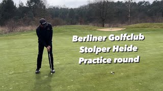 Practice round at the Berliner Golfclub Stolper Heide in Berlin, Germany