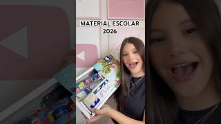 MATERIAL ESCOLAR 2026. GANHEI UM KIT LINDO.