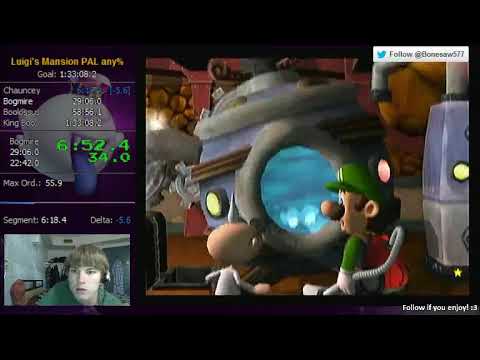 Luigi's Mansion Any% [PAL] in 1:31:36!