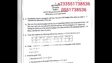 WASSCE 2023 DITTO DITTO QUESTION AND ANSWERS