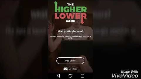 Higher or Lower Android Gameplay