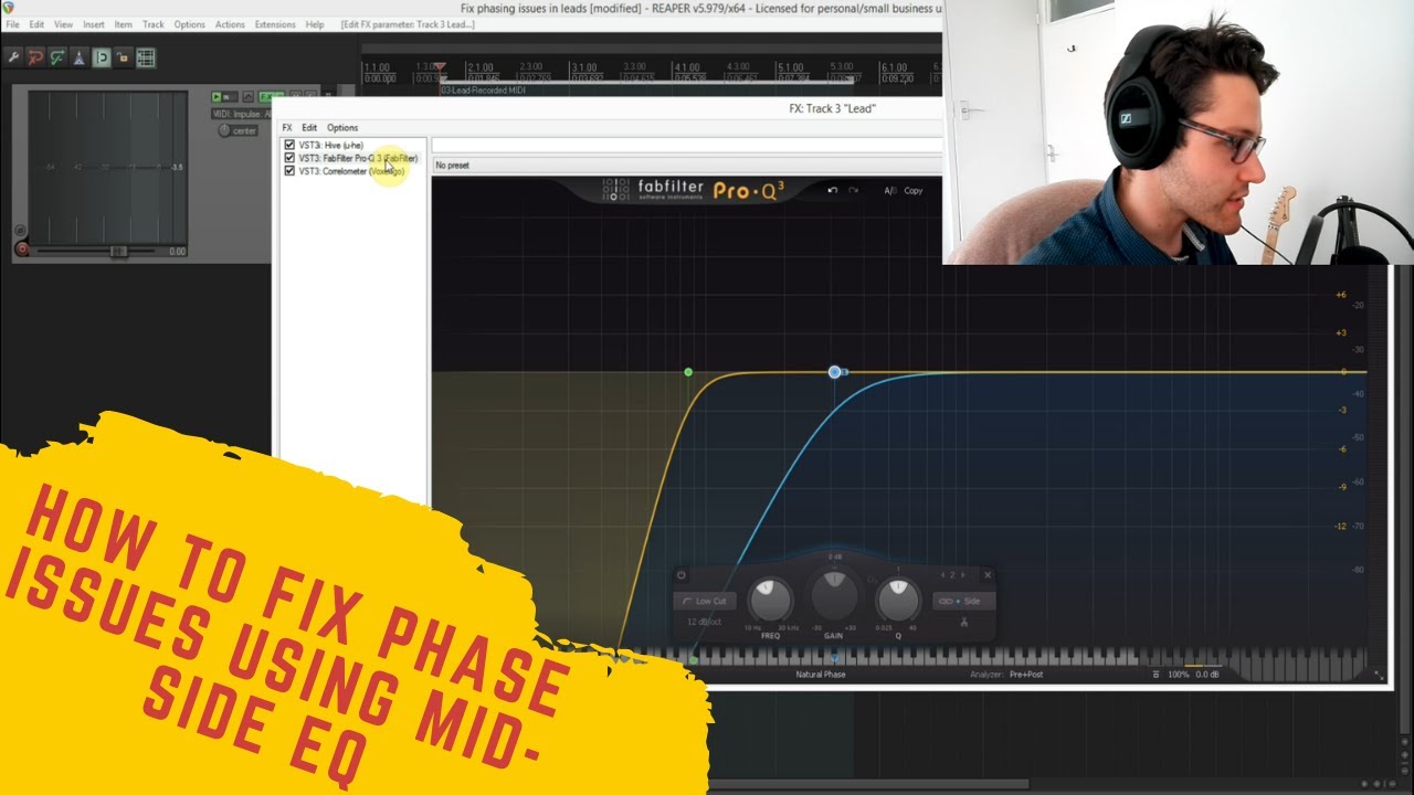 How to fix phase issues in synth leads using mid-side EQ with FabFilter ...