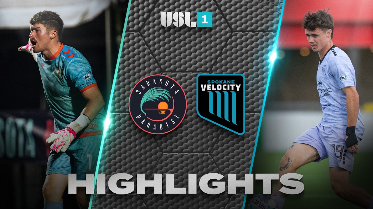 9.5.2026 | Sarasota Paradise vs. Spokane Velocity FC - Game Highlights