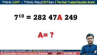 Missing Digit Surds | A Number System Full Concept CAT 2021 CAT 2022 For All Exams