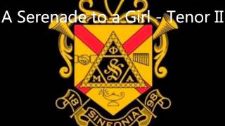 A Serenade to a Girl - Tenor II