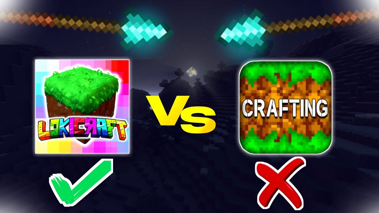 Lokicraft Vs Crafting And Building 🤯🔥 Which One Is Best? Craft OMG 