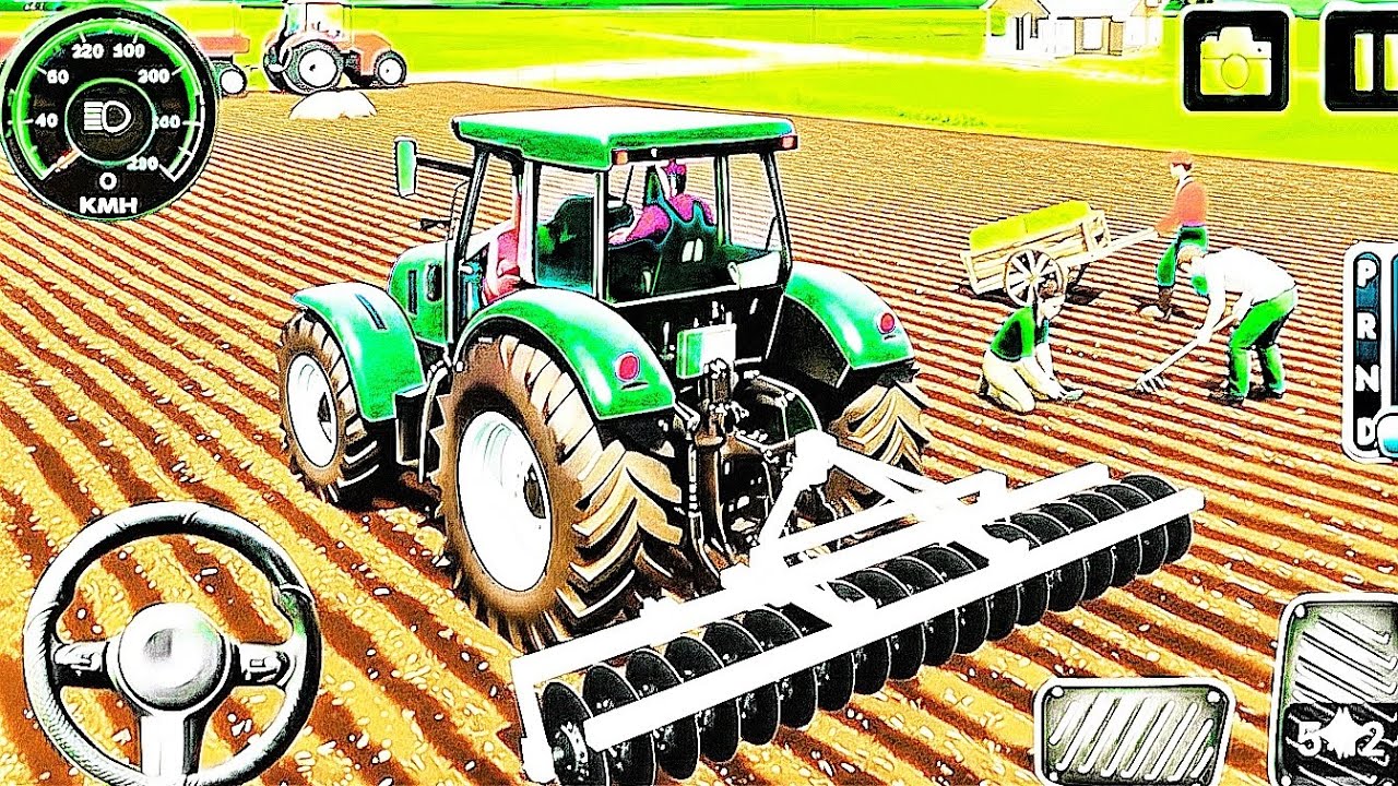 Tractor Pesticide Mission 🚜 | Farming Game Gameplay | Connect Pesticide Task