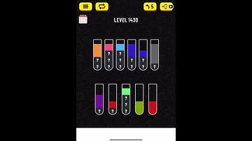 water sort puzzle level 1430