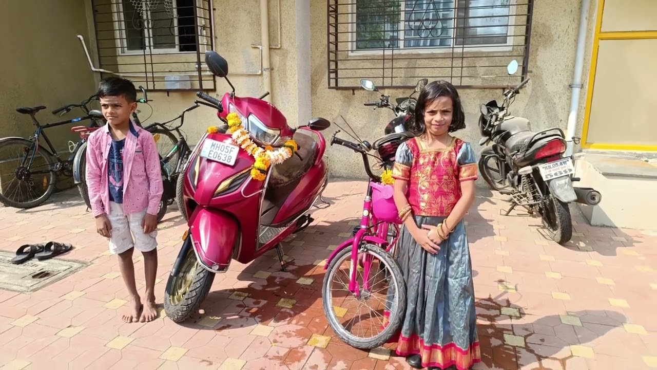 Honda activa 6G premium metallic red colour scooty pooja | Honda activa | Hinda activa 6G premium