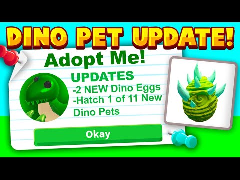 *NEW* Adopt Me Dino Egg Access And Release Date? Roblox Adopt Me Dino Egg Pets News!