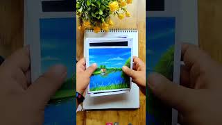 400 + Drawing😱/ Poster Colour Drawing/ Acrylic Painting/ Magical Drawing #shorts #thedesiningdynasty