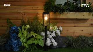 FLAIR solar bollard by LUTEC | Screwfix