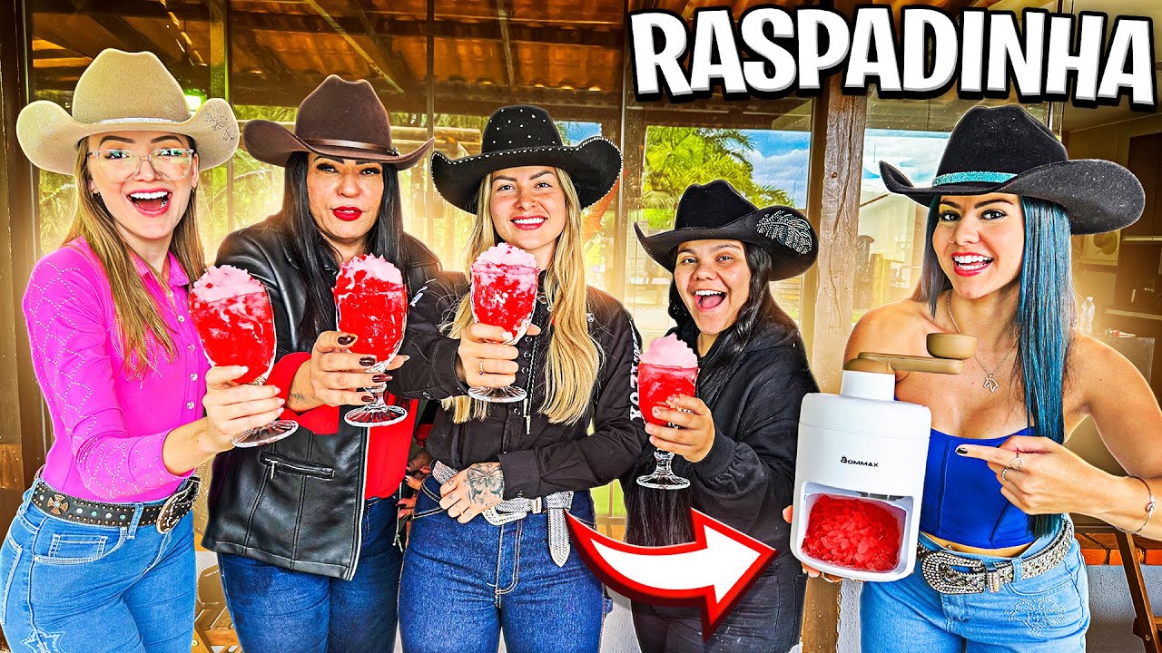 FIZ RASPADINHA DE GELO PARA MINHAS AMIGAS!! 😱