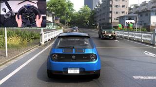 Forza Horizon 6 - Realistic Drive Honda E Steering Wheel Gameplay Max Graphics