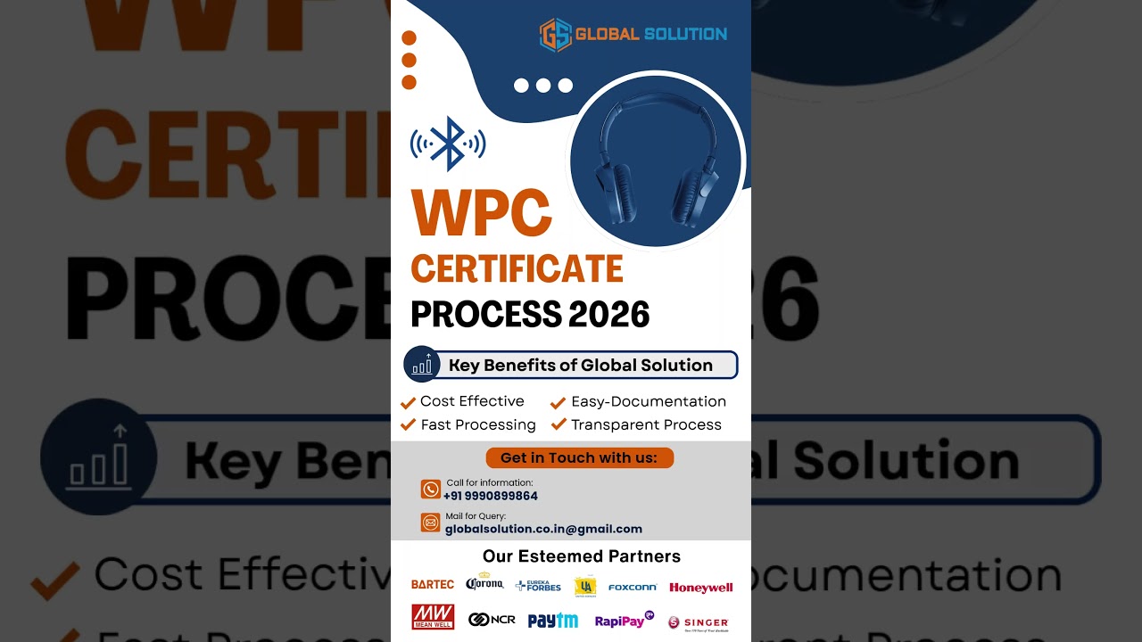 WPC Certification Process 2026 | Wireless Product Approval in India
