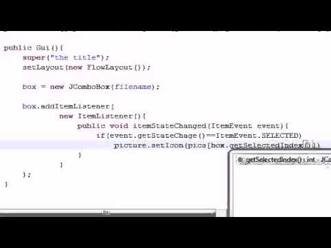 Java Programming Tutorial 69 Drop Down List Program
