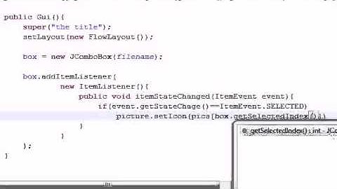 Java Programming Tutorial 69 Drop Down List Program