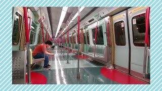 (搭住烏蠅頭回程) 港鐵東鐵綫: MLR (E110/E61)上水至沙田行車片段