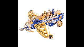 RH HC01 3D Wooden Puzzle Toys DIY kids Jigsaw Laser Cutting Assembled Kit Weapon Crossbow