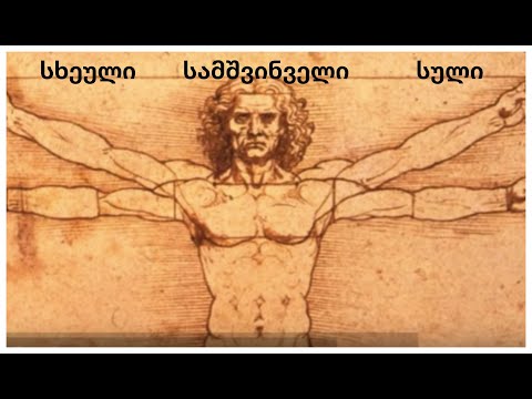 ადამიანი როგორც სხეულის,სამშვინველისა და სულის ერთობლიობა.