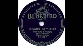 Delmore Brothers   Brown's Ferry Blues, 1933 - Captioned