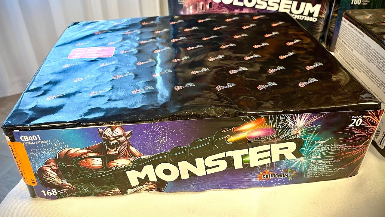 Wielka Wyrzutnia MONSTER ZBC401 ZomBum Color !