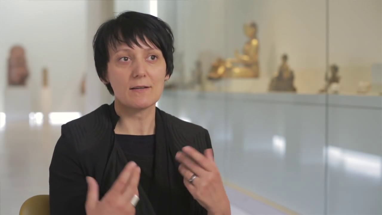 Exhibitions manager Charlotte Davy