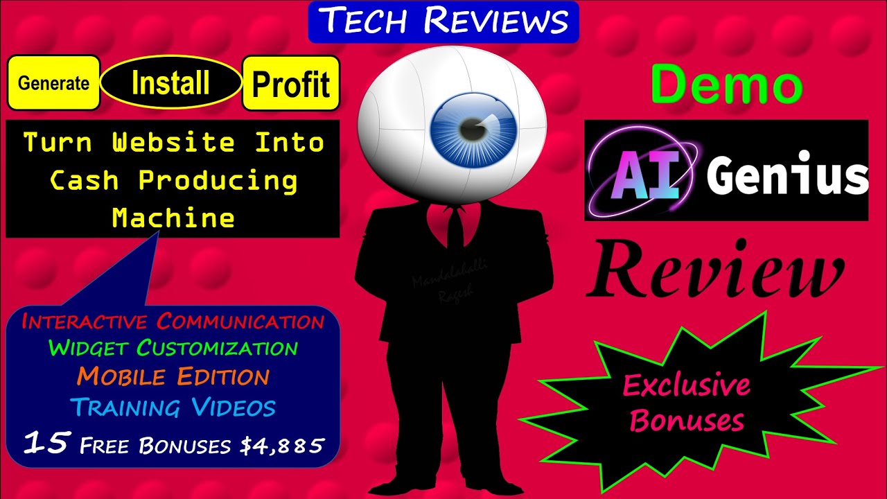 AI Genius Review, Bonuses, Demo: AI Turns Your Websites Into Cash Producing Machine - $542.43 Daily