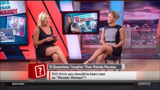Michelle Beadle & Rhonda Rousey (Thigh Spectacular)Sportsnation