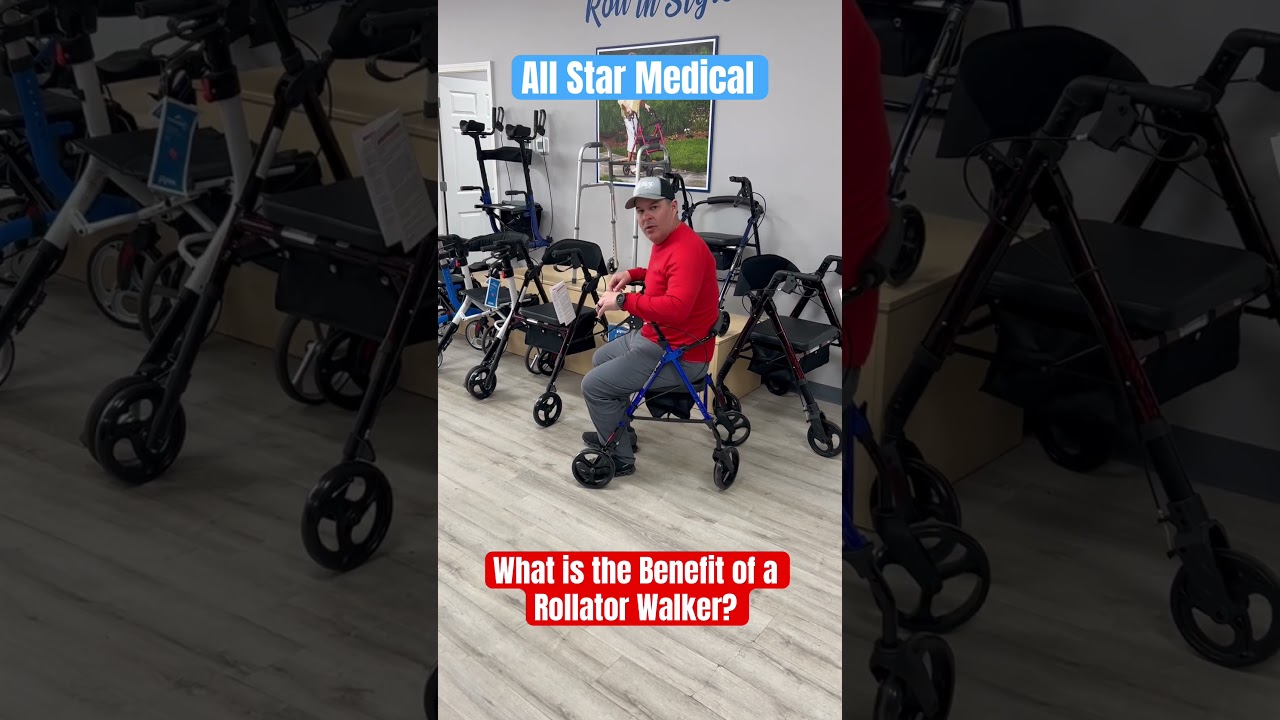 What is the benefit of a Rollator Walker? 