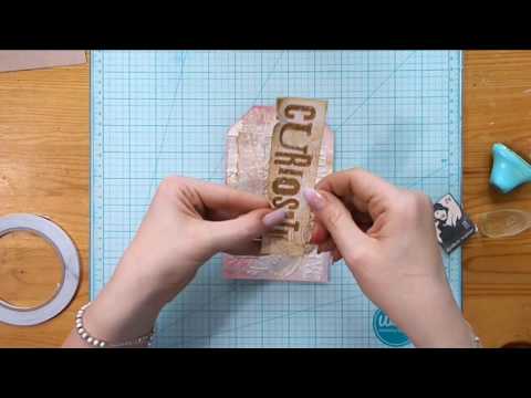 Romantic embossed tag tutorial