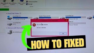 Fixed Drive Is Not Accessible, Access Is Denied in Windows 11/10/7 | Location Not Available