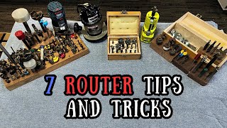My 7 top tips and Tricks Plus Router Bit Basics