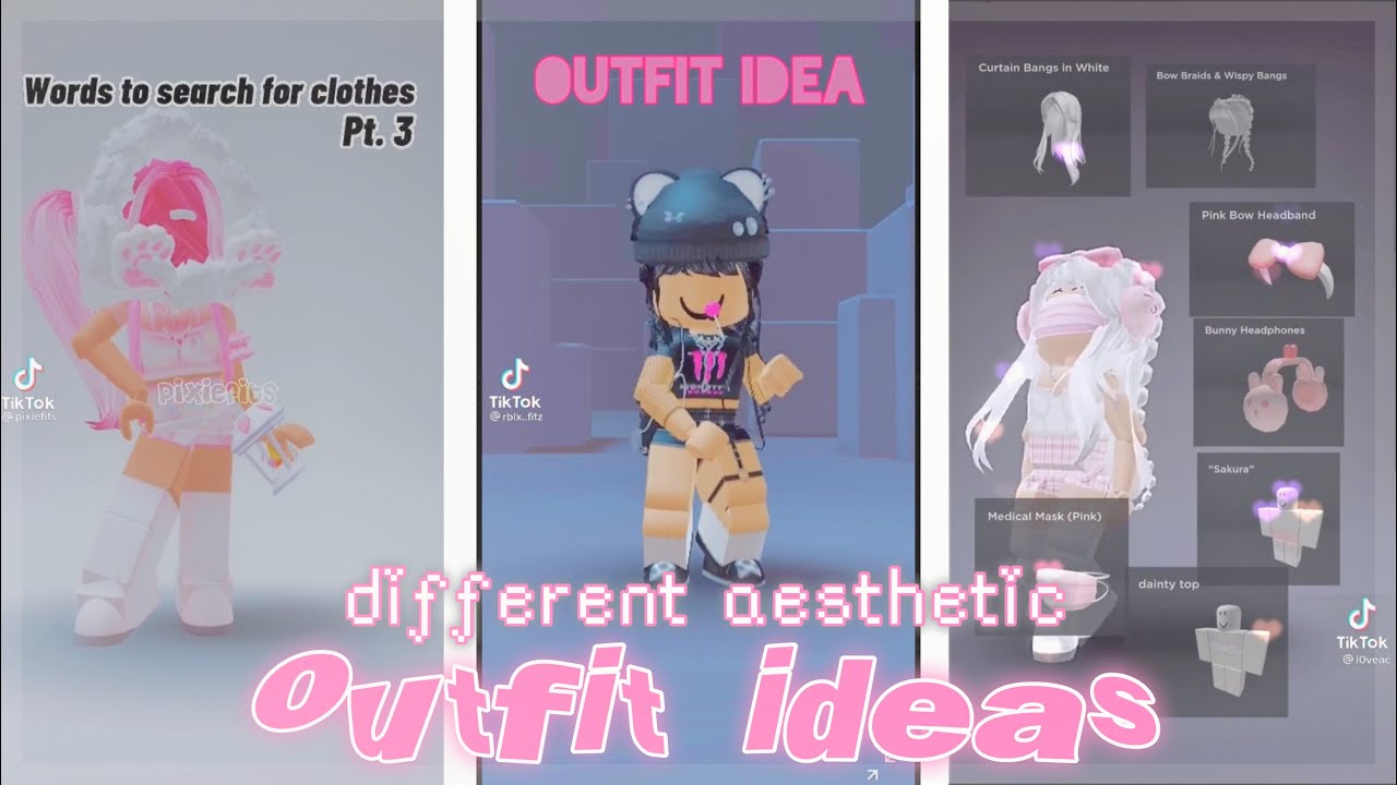 Aesthetic Roblox Outfit Ideas! *TIKTOK COMPILATION* - YouTube